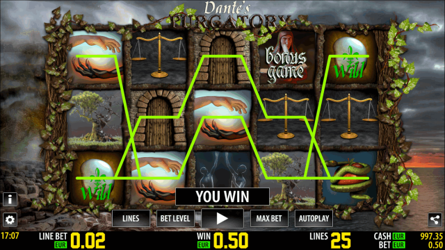 Игровой интерфейс Dante's Purgatory 2