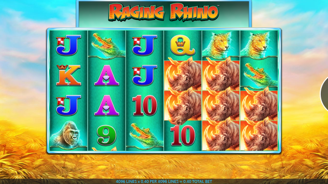 Характеристики слота Raging Rhino 3