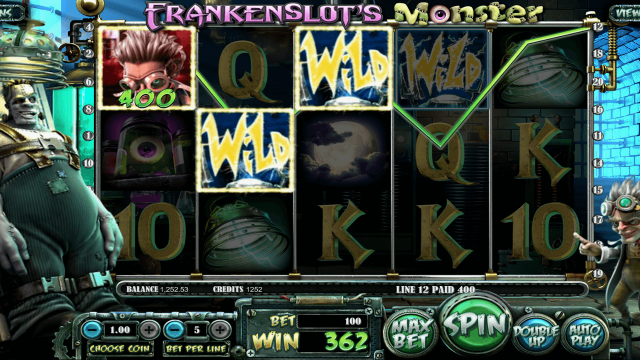Бонусная игра Frankenslot's Monster 6