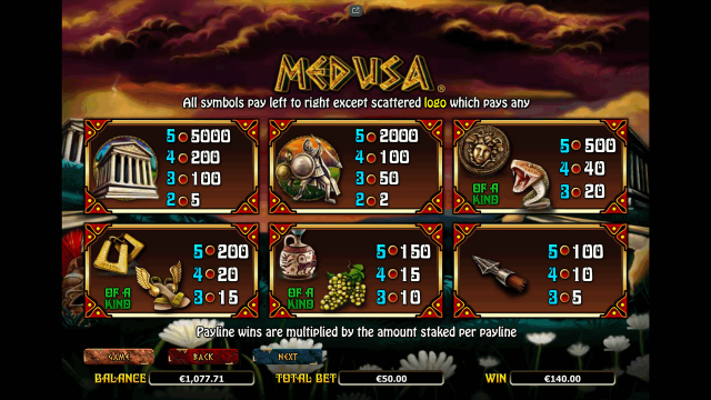 Игровой интерфейс Medusa 8