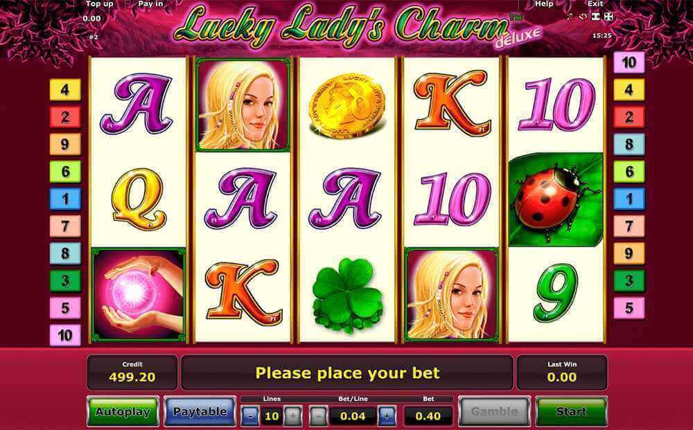lucky lady's charm slot
